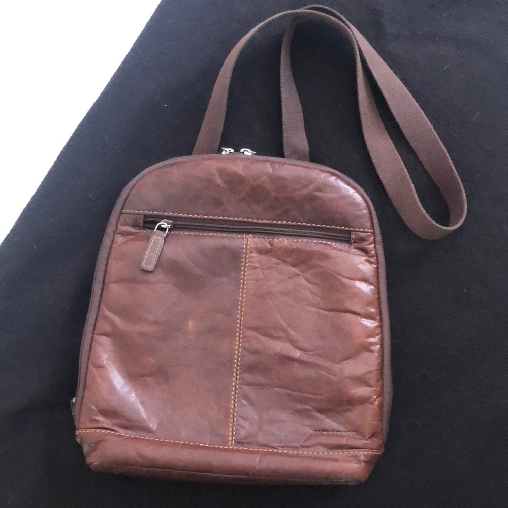 Jack Georges Leather Backpack